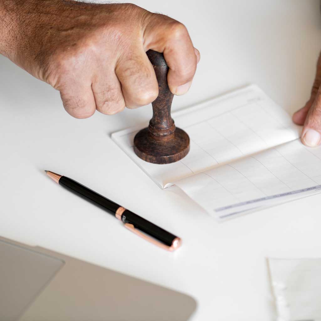 people-checking-bankbook-isolated-white-table
